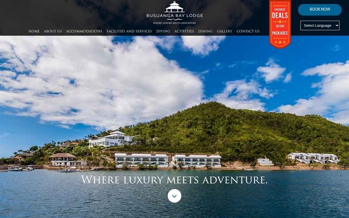Busuanga Bay Lodge website